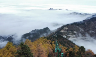 太白山拂云閣索道于4月10日開(kāi)通運(yùn)營(yíng)